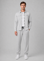 Men’s Two-Piece Overshirt & Pants Set – Relaxed Smart Casual Co-Ord