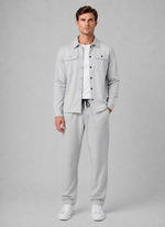 Men’s Two-Piece Overshirt & Pants Set – Relaxed Smart Casual Co-Ord