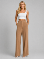 Women’s High Waisted Wide Leg Pants – Tailored Everyday Style