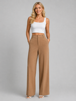 Women’s High Waisted Wide Leg Pants – Tailored Everyday Style
