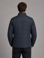Men’s Fleece Lined Puffer Jacket – Warm High Collar Winter Coat
