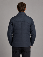 Men’s Fleece Lined Puffer Jacket – Warm High Collar Winter Coat