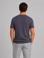 Men’s Knit T-Shirt – Short Sleeve Crew Neck Tee