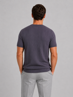 Men’s Knit T-Shirt – Short Sleeve Crew Neck Tee