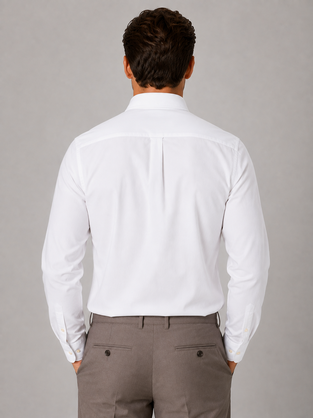 Men’s Long Sleeve Cotton Shirt – Regular Fit Button Down Dress Shirt