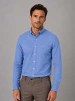 Men’s Long Sleeve Cotton Shirt – Regular Fit Button Down Dress Shirt