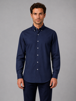 Men’s Long Sleeve Button-Down Shirt – Cotton Casual Dress Shirt
