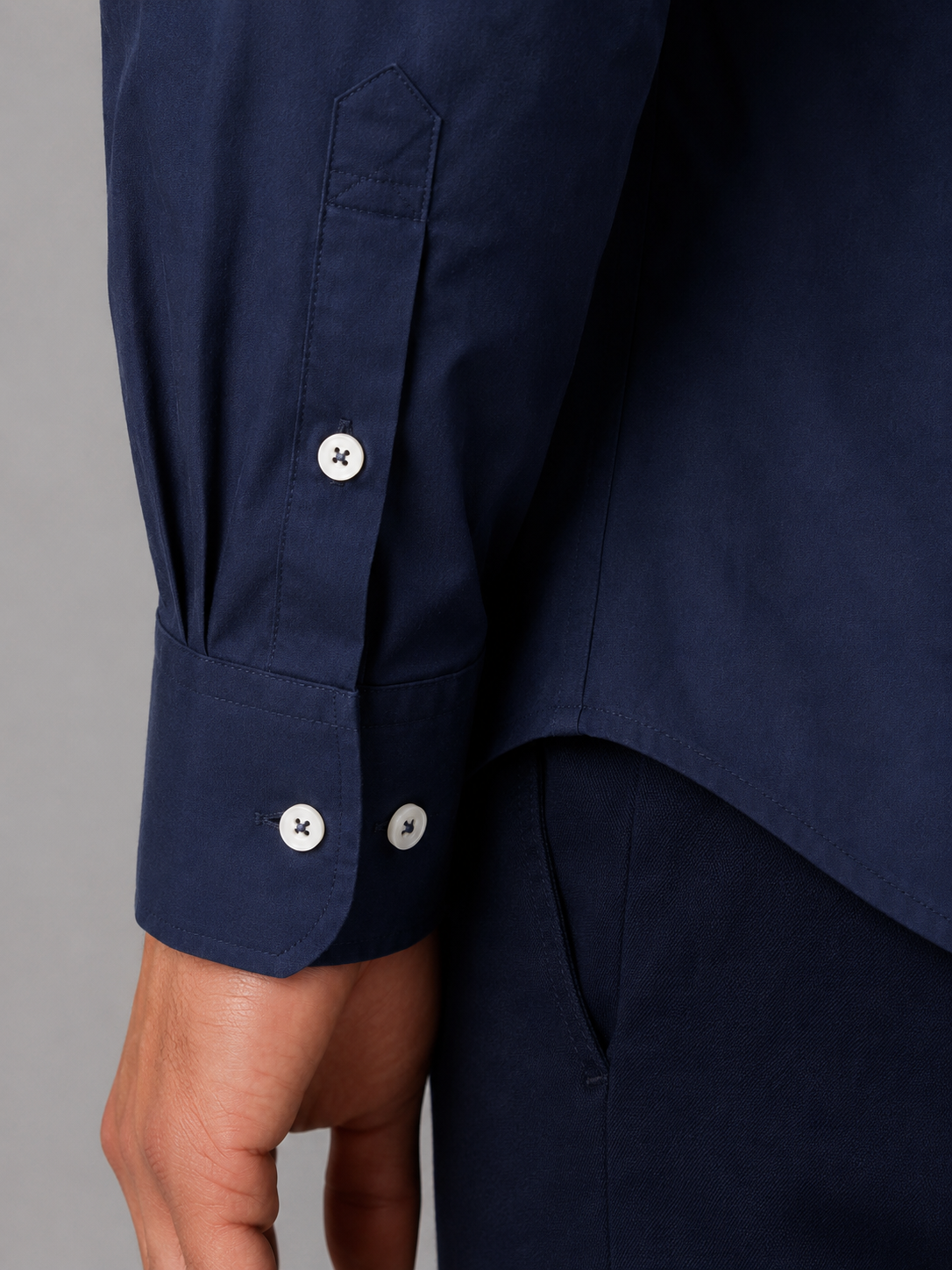 Men’s Long Sleeve Button-Down Shirt – Cotton Casual Dress Shirt
