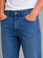 Men's Straight Leg Jeans – Classic Regular Fit Denim Pants