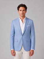 Men's Tailored Windowpane Blazer – Smart Check Suit Jacket