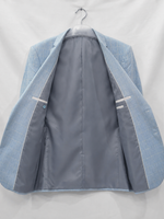 Men's Tailored Windowpane Blazer – Smart Check Suit Jacket