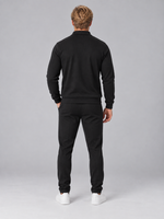 Men’s Textured Tracksuit – Full Zip Jacket & Jogger Pants Set