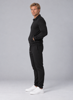 Men’s Textured Tracksuit – Full Zip Jacket & Jogger Pants Set