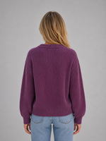 Women's Chunky Knit Cardigan – Button Front Ribbed V-Neck Sweater