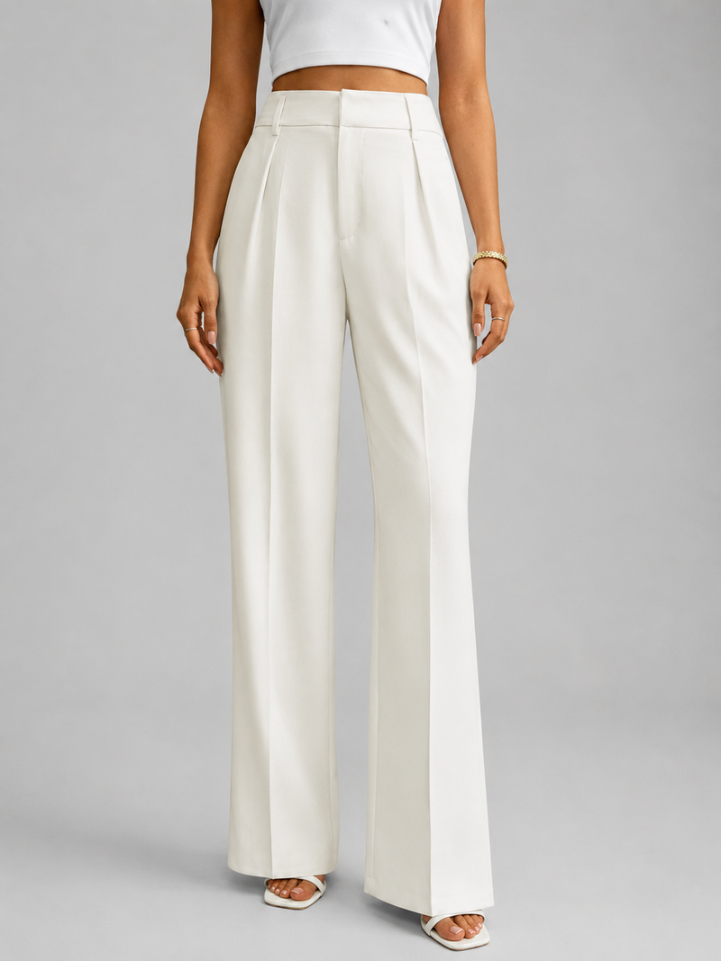Women’s High Waisted Wide Leg Pants – Tailored Everyday Style