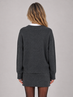 Women’s Knit Sweater & Mini Skirt Set – Wool Blend Two-Piece Outfit