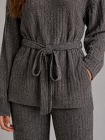 Women’s Knit Two-Piece Set – Turtleneck Sweater & Wide Leg Pants