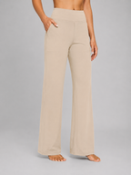 Women’s Stretch Straight Leg Pants – High Waisted Comfort Fit