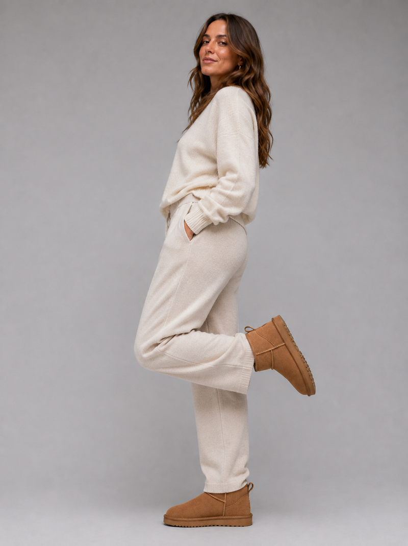 Women’s Suede Ankle Boots – Shearling Lined Winter Slip-On Shoes